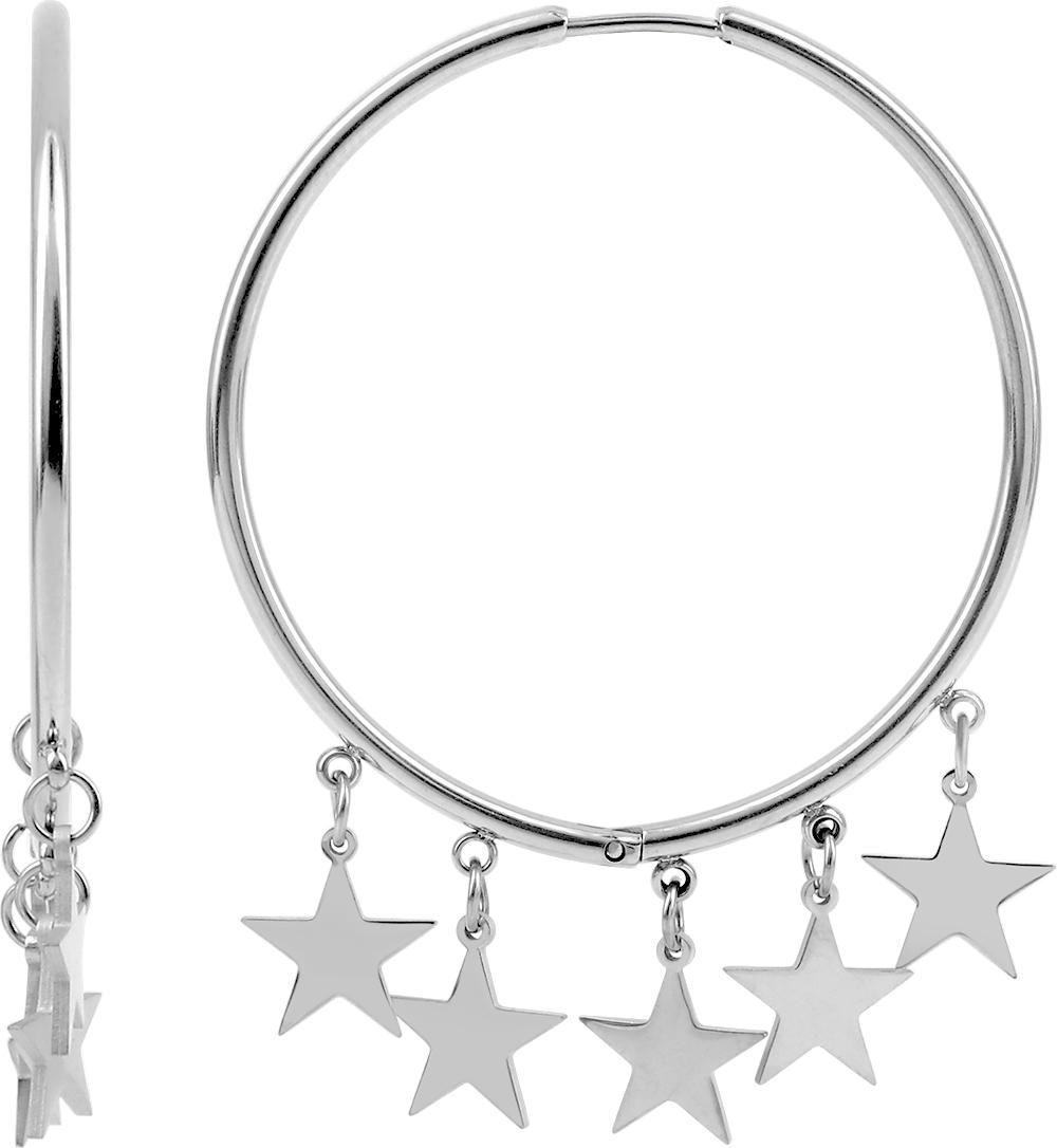 Boucles d’oreilles acier – 62435040