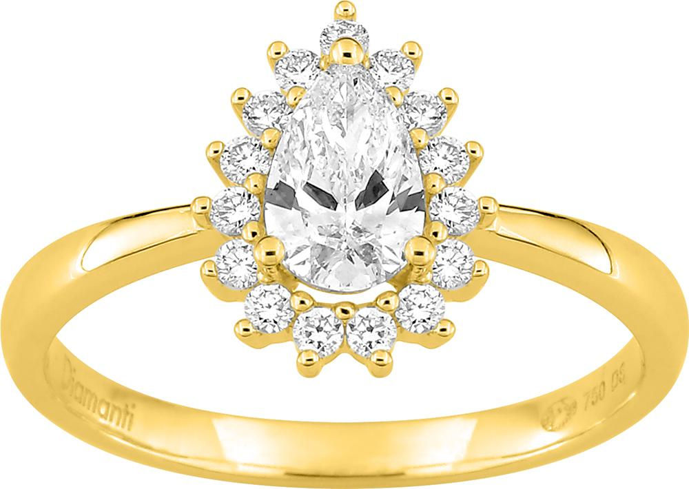 Bague diamant de synthèse · 18 ct · DS1094.20