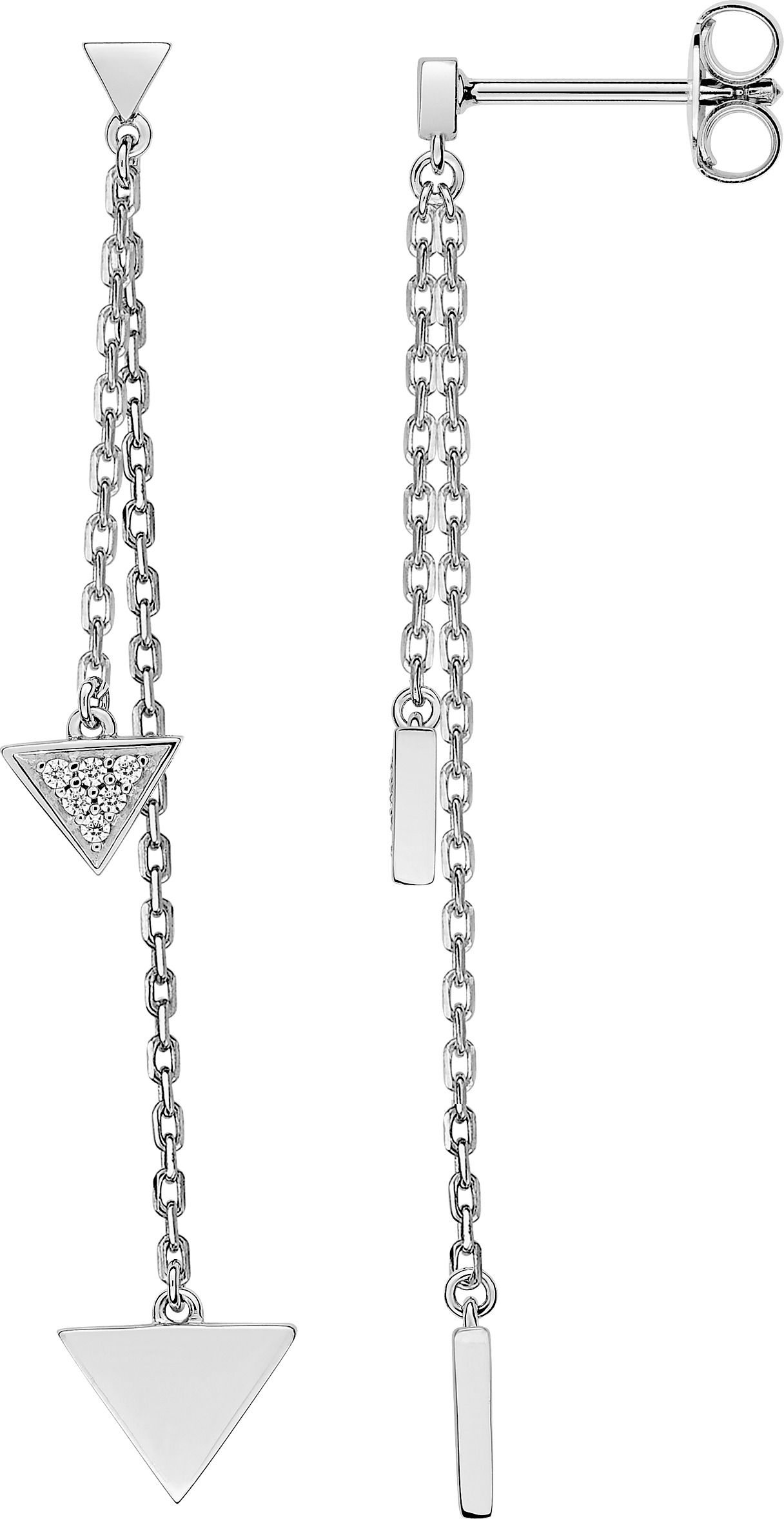 Boucles d’oreilles argent 925 rhodié – 62ASWA258Z