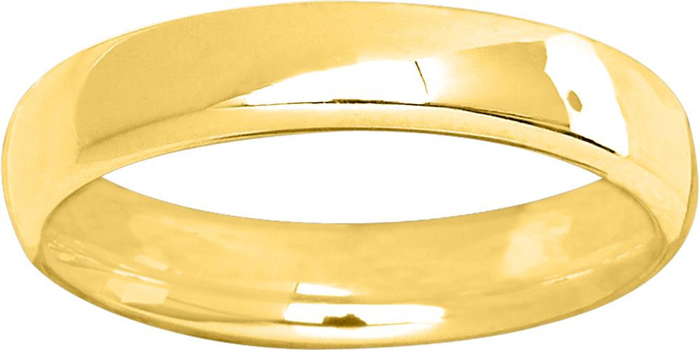 Alliance demi-jonc confort · 4 mm · 18 ct · 473212140