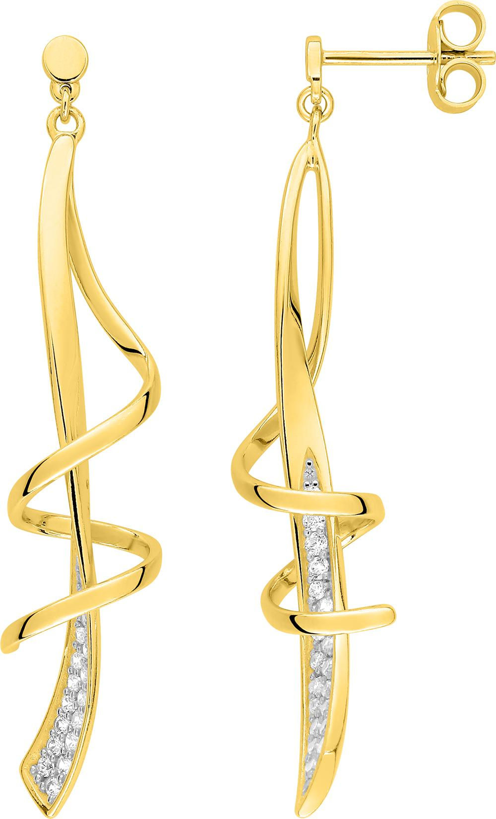 Boucles d’oreilles plaqué or – 62BSWF01Z