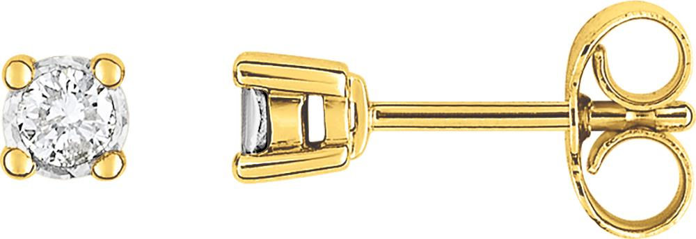 Boucles d’oreilles · Or bicolore 750‰ · Diamant · 52QC265XB4