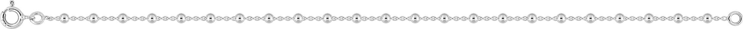 Collier argent 925 rhodié – 62331139C