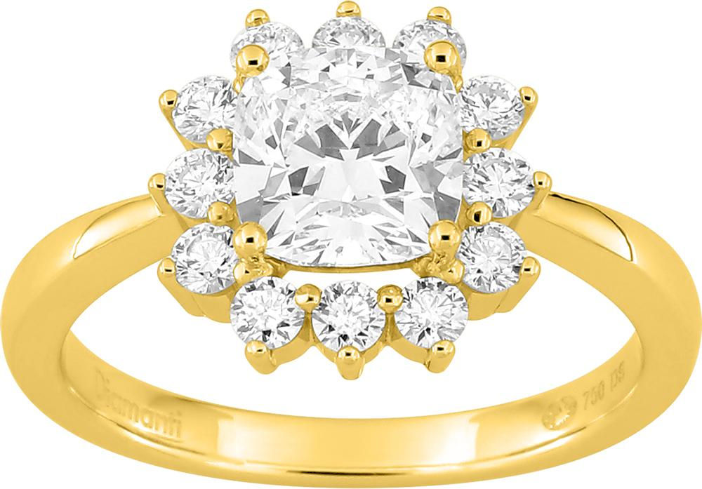 Bague diamant de synthèse · 18 ct · DS1073.20