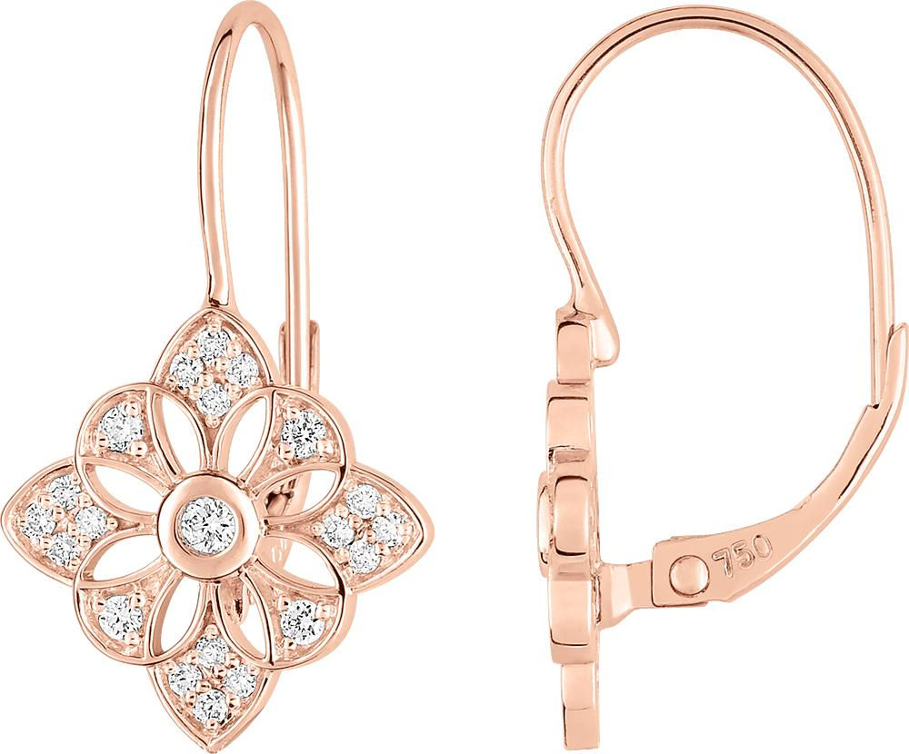 Boucles d’oreilles · Or rose 750‰ · Diamant · 52MG3A19RB2