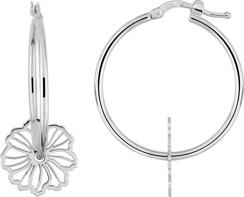 Boucles d’oreilles argent 925 rhodié – 62335A111