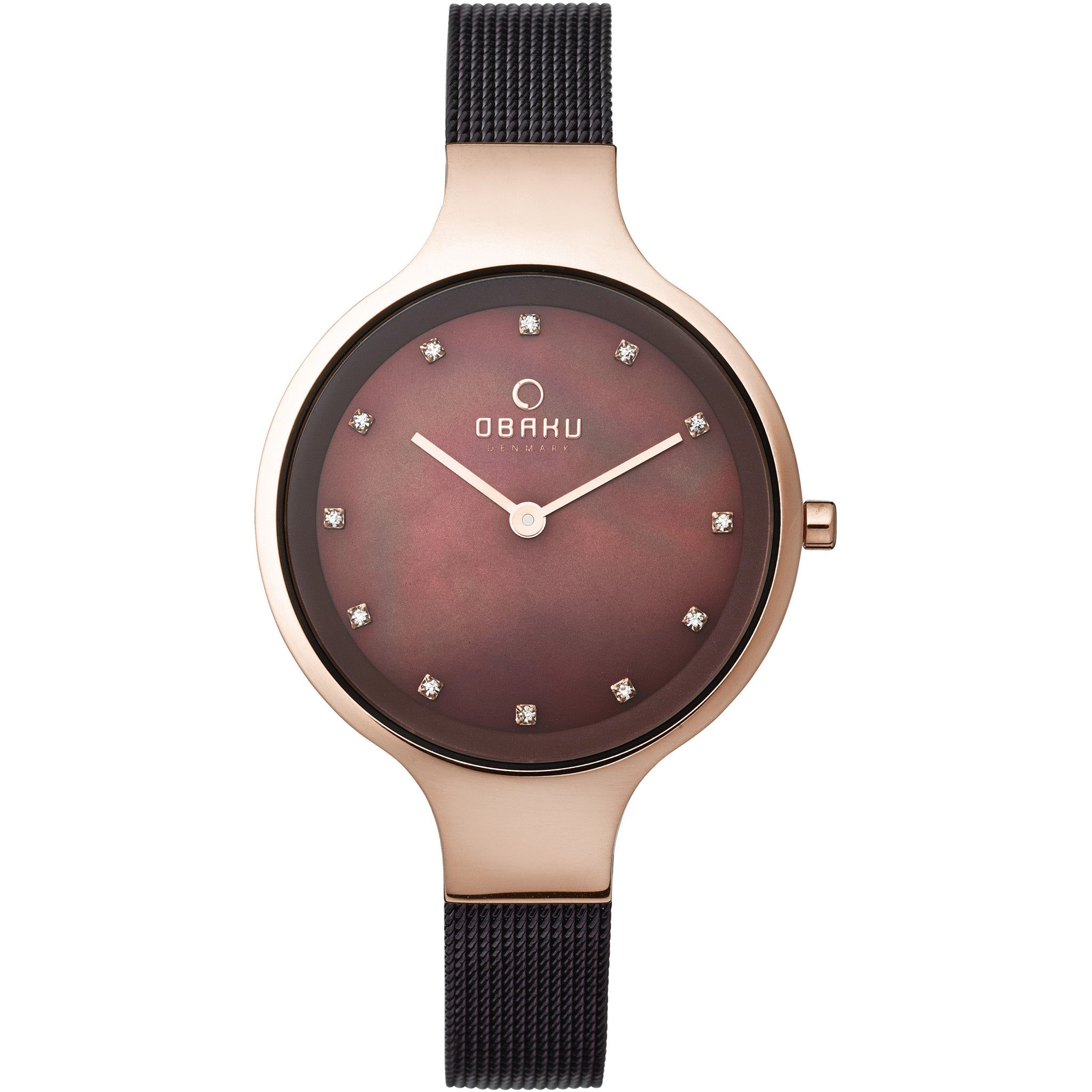 Obaku · Montre femme Sky – Walnut
