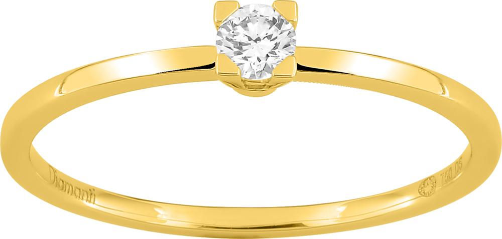 Solitaire diamant de synthèse · 18 ct · DS1154.20