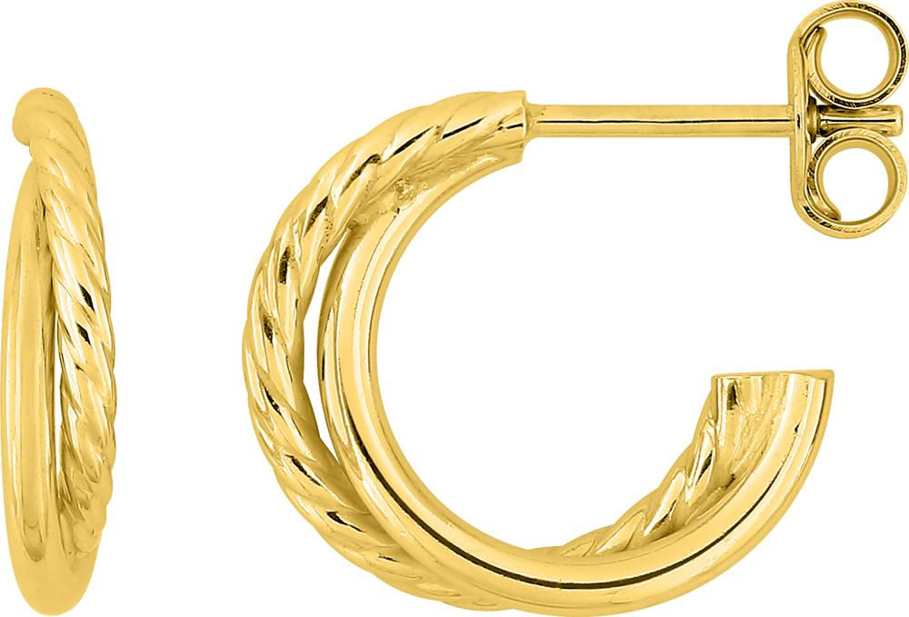 Boucles d’oreilles plaqué or – 62135A64