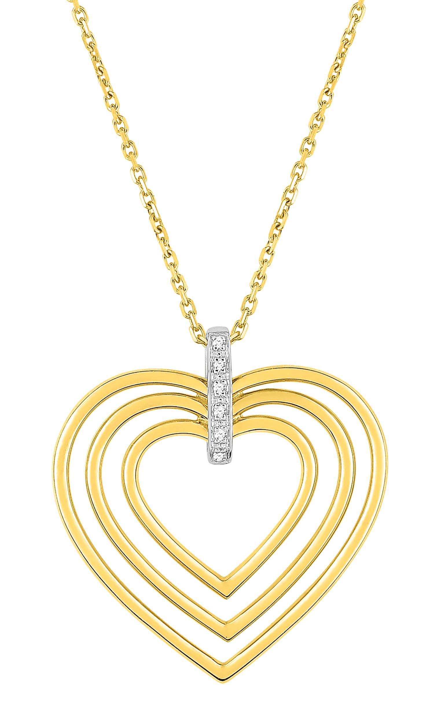 Collier · Or bicolore 750‰ · Diamant · 52RX529XB4