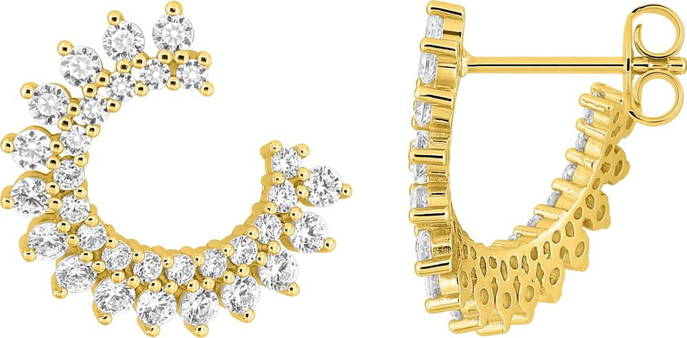 Boucles d’oreilles plaqué or – 62135A114.1