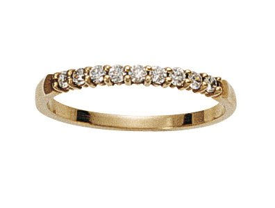 Alliance demi-tour diamants · 2,1 mm · 290702100