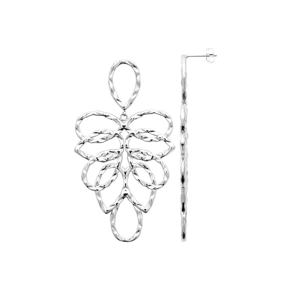 Miniature : Boucles d’oreilles en acier couleur argent (PVD) — CN-3135200