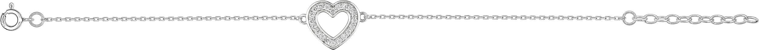 Bracelet argent 925 rhodié – 62ASBQ16Z18