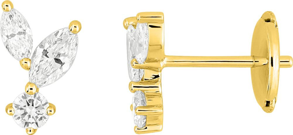 Puces d’oreilles — Diamants de synthèse — 52DS2050.20