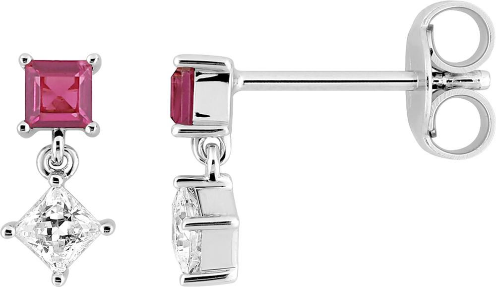Boucles d’oreilles argent 925 rhodié – 62335037.3