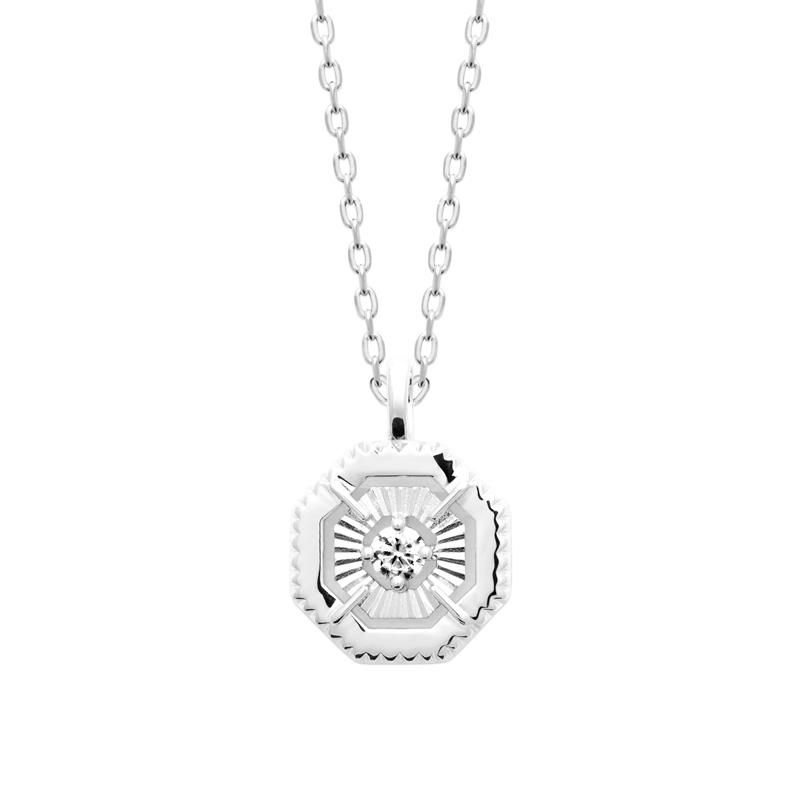 Miniature : Collier argent 925 rhodie oz – 874426