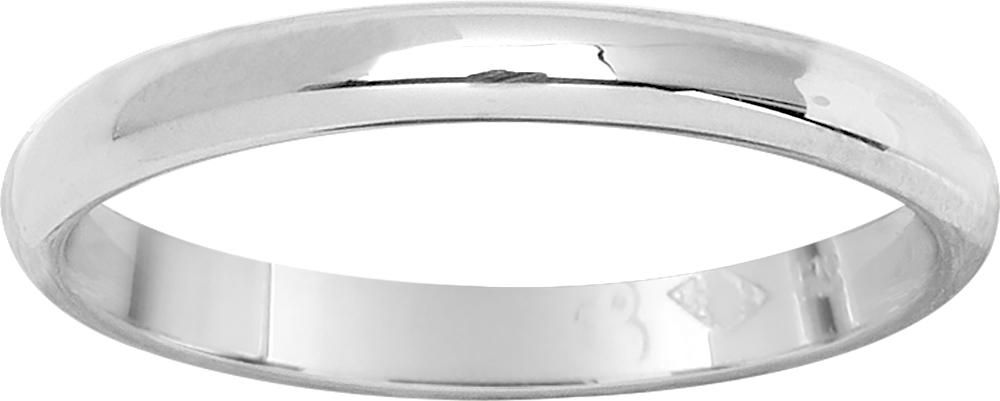 Alliance demi-jonc confort · 2,5 mm · 18 ct · 263112325