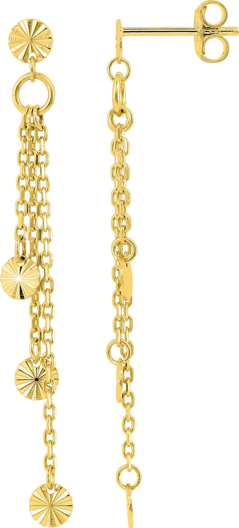 Boucles d’oreilles plaqué or – 62135A03
