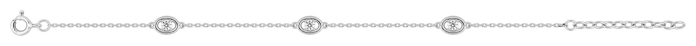 Bracelet argent 925 rhodié – 62333593.1
