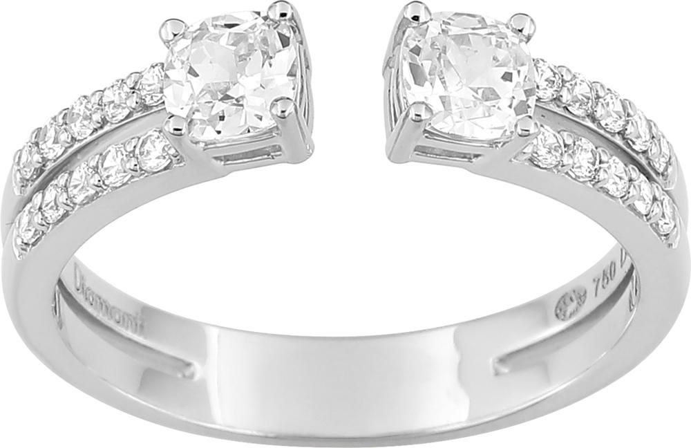 Bague diamant de synthèse · 18 ct · DS1162.21