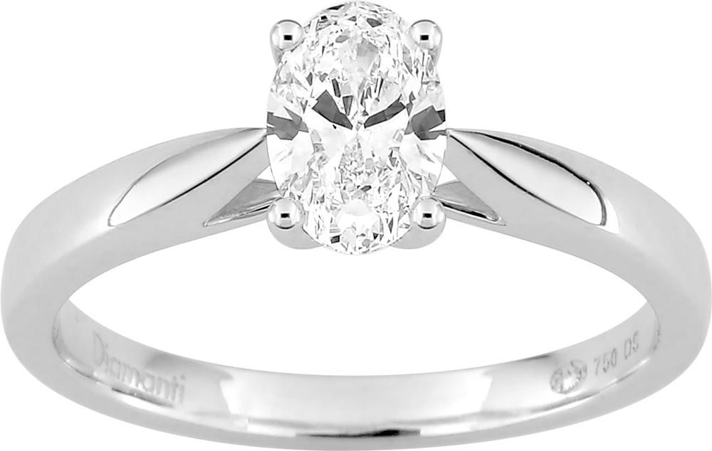 Solitaire diamant de synthèse · 18 ct · DS1108.21