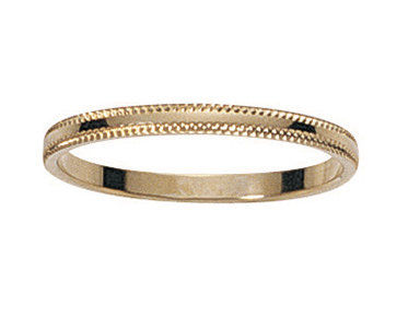 Alliance fantaisie polie · 2 mm · 18 ct · 208620