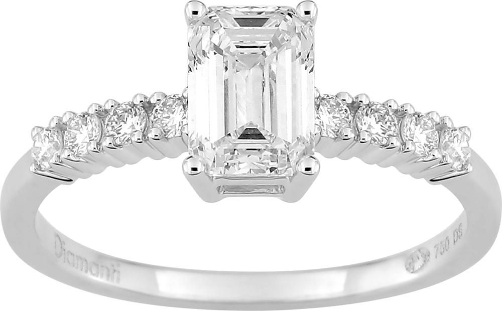 Solitaire diamant de synthèse · 18 ct · DS1080.21