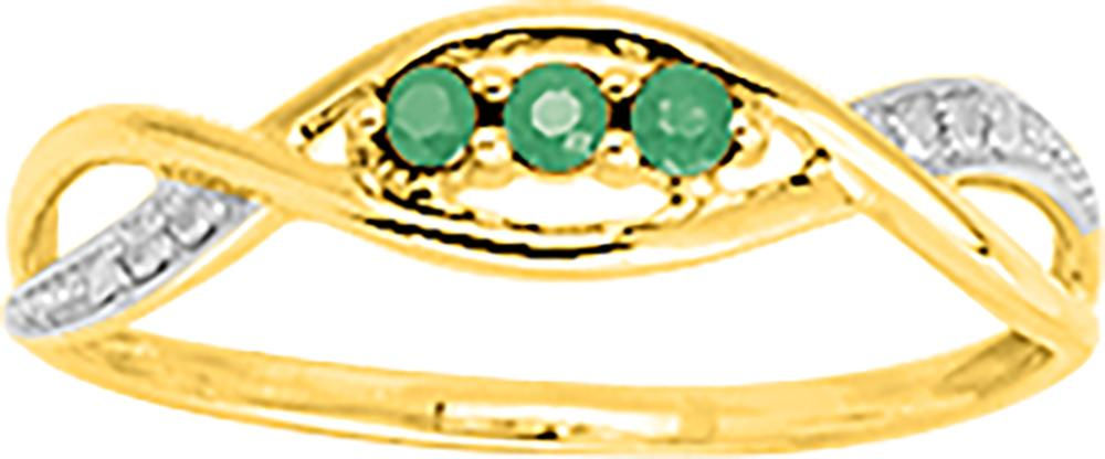 Bague émeraude · 9 ct · 191571.E3
