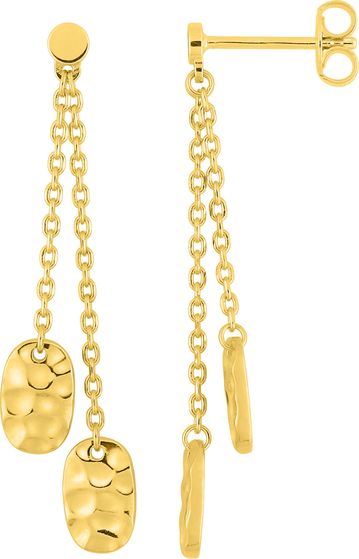 Boucles d’oreilles plaqué or – 62135983