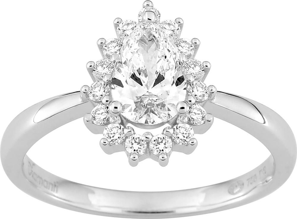 Bague diamant de synthèse · 18 ct · DS1095.21