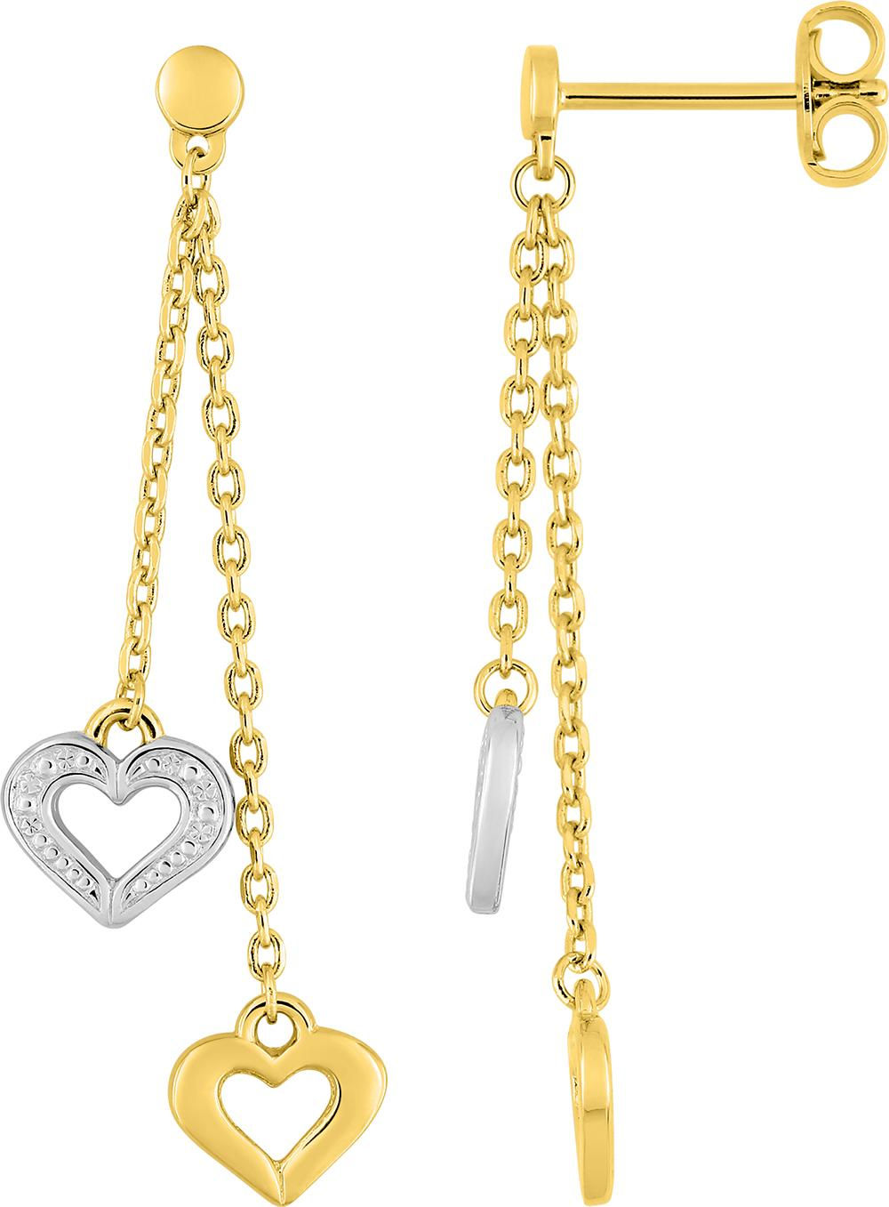Boucles d’oreilles plaqué or – 62BAWB02