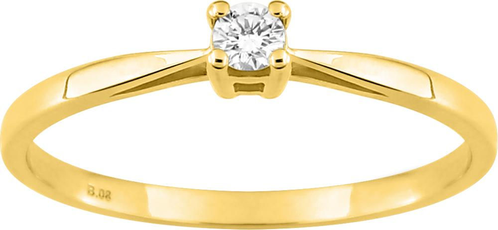Solitaire diamant naturel · 18 ct · 1.002.20
