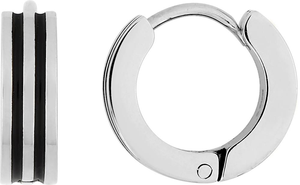 Boucles d’oreilles acier – 62435536