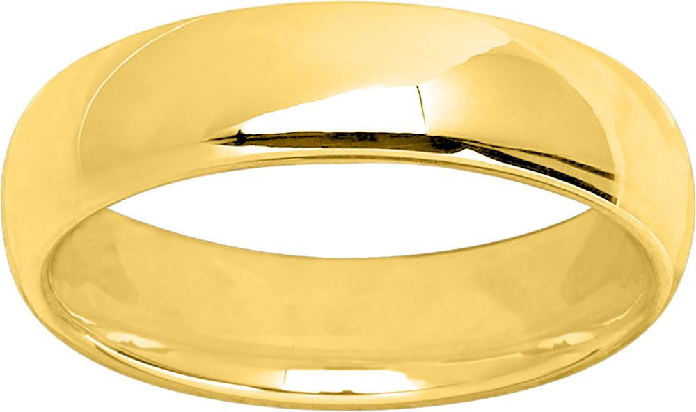 Alliance demi-jonc confort · 5 mm · 18 ct · 673212150