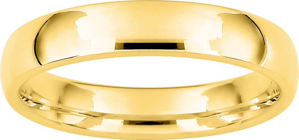 Alliance demi-jonc confort · 4 mm · 18 ct · 68LJ40