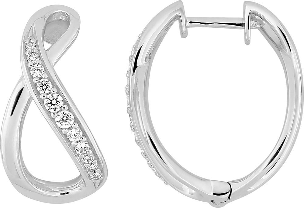 Boucles d’oreilles argent 925 rhodié – 62335131.1