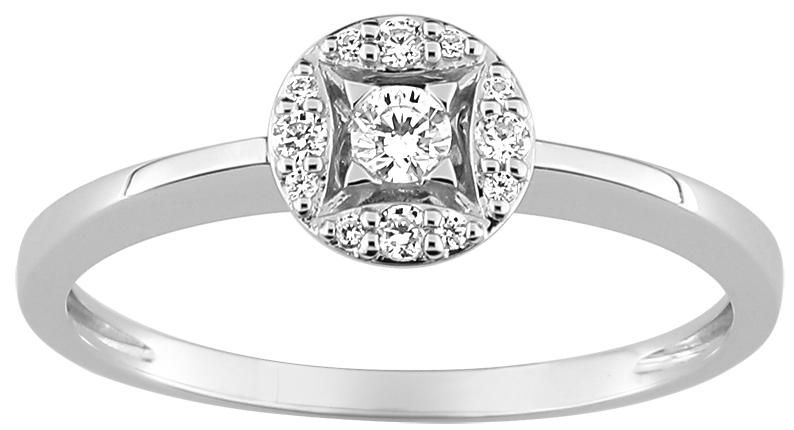 Bague diamant naturel · 18 ct · 1.6149.21