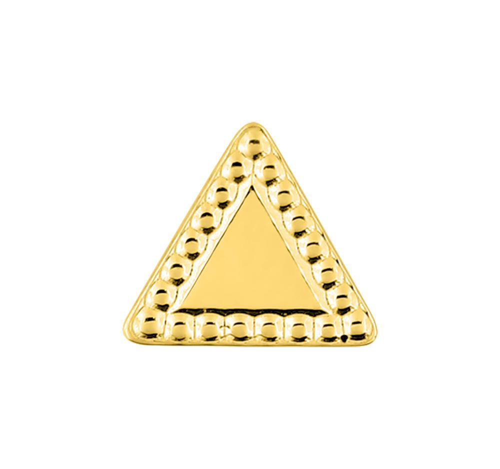 Boucle d’oreille à l’unité plaqué or – 62135747U