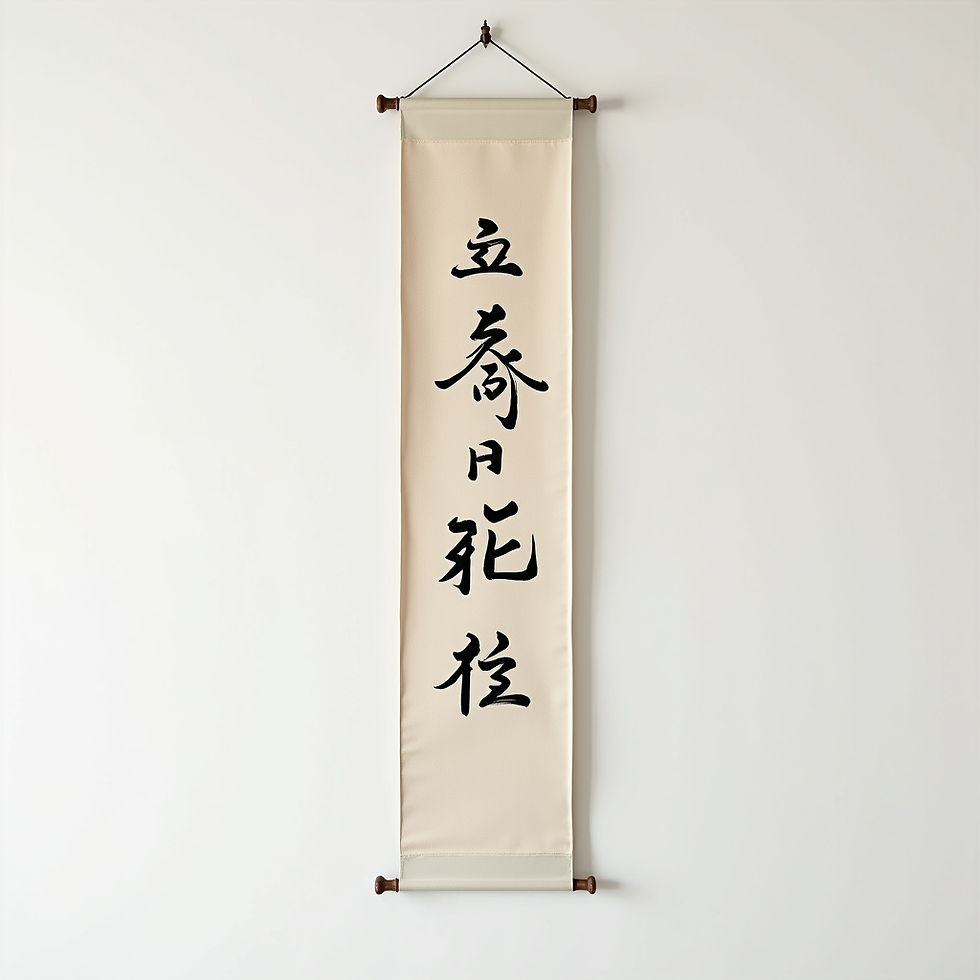 Calligraphy Wall Scroll