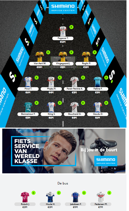 Transfers content media