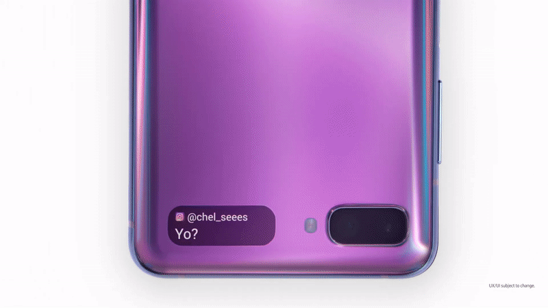 Nuovo Galaxy Z Flip design e le carateristiche