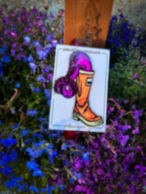 Octopus Tuf Boot Bookmark