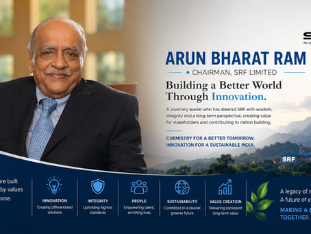 Arun Bharat Ram: The Third-Generation Engineer Who Turned SRF Into a Global Chemicals Powerhouse