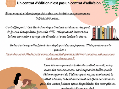 L’AUTEUR FACE À LA MAISON D’ÉDITION