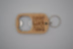 Thumbnail: Personalized Wooden Key Ring Bottle Opener