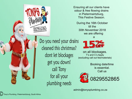 Give your Drains A gift This Xmas Season.