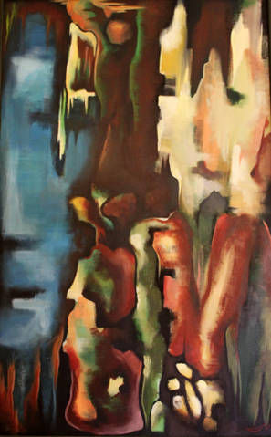 Faces, gouache, 2014