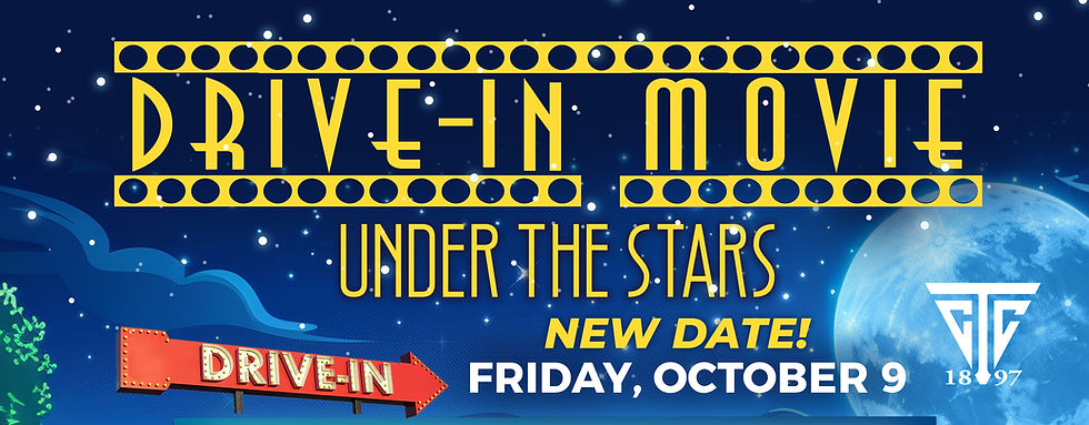 NEW DATE - Friday, October 9th - Drive-In Movie Night Under the Stars at TCC 🌙✨