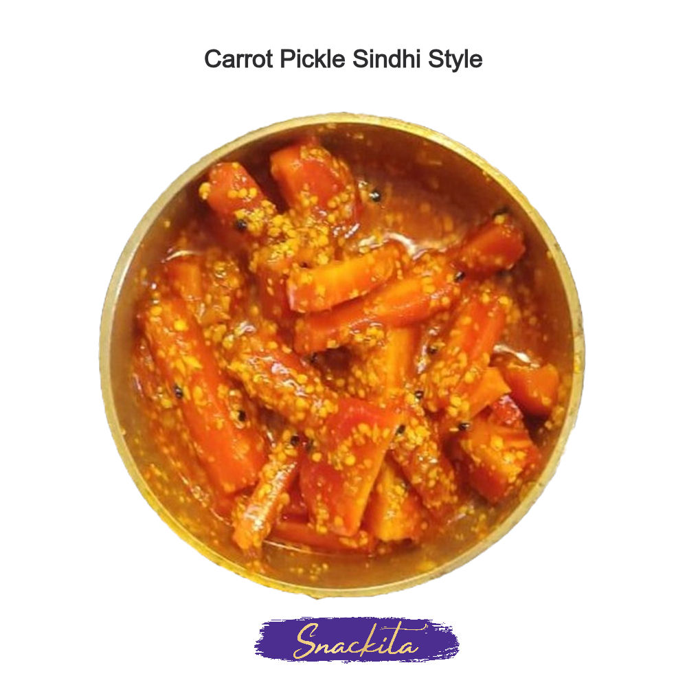 Carrot Pickle Sindhi Style